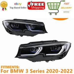 ✅For BMW 3 Series 2020-2022 LED Headlight Assembly Set DRL Turn Signal Headlamp - Picture 1 of 6