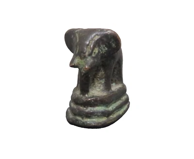 Ancien Poids a Opium Éléphant Birman - Photo 1/4