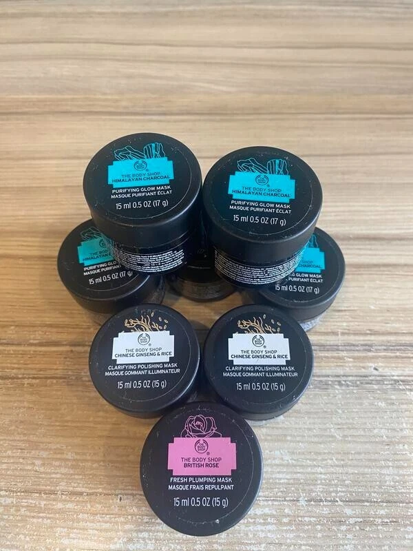 The Body Shop Mini Facial Masks - 15ml - Travel Size Or For Multi-Masking - NEW - Image 1 of 1