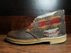 Clarks x Woolrich (26066303) - Bota del Desierto (Cuero Aceitado/Lana) Para Hombre 7.5 - 11 - Imagen 1 de 5