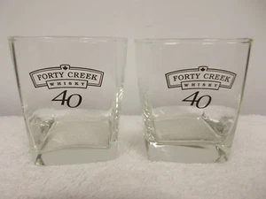Two Forty Creek Whisky Drinking Glasses Cups Barware - Picture 1 of 4