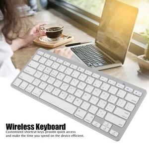 Wireless Keyboard Ultra Lightweight Ergonomic Compact Keyboard For IOS For GS0 - Picture 1 of 21