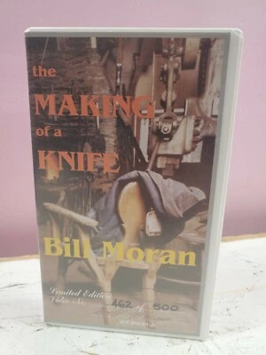 The Making of Knife Bill Moran American Bladesmith Society VHS Numbered Edition Foto 1 de 4