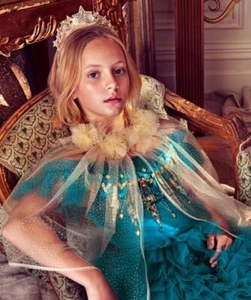 Girls Tutu Du Monde Gold Glitter Dot Capelet OS - Picture 1 of 7