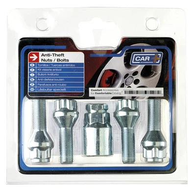 Sumex Anti Theft Locking Wheel Bolt Nuts + Key 14x1.25 L27 for Mini Cooper 2006+