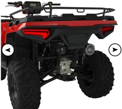 Polaris Sportsman 570 450 Part # 2884841 Rear Rack Extender - Image 1 of 4