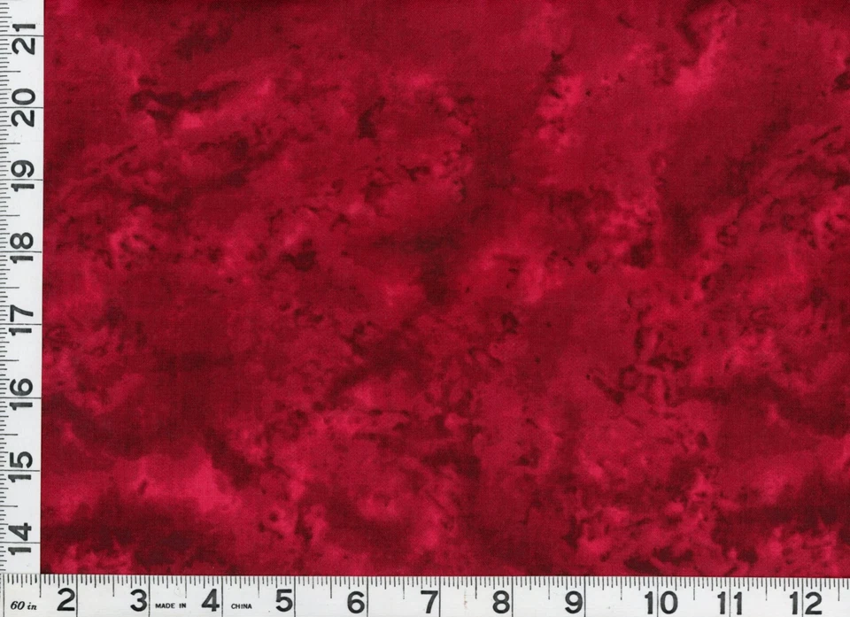 MDG Unique Dark Red on Red Blender Quilting & Sewing Fabric by the Yard #2227