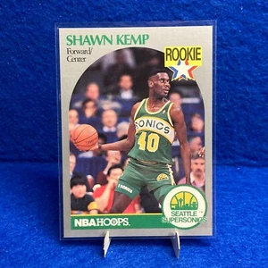 1990-91 NBA Hoops / Seattle Supsersonics / Shawn Kemp RC #279 - Picture 1 of 2