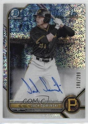 2022 Bowman Chrome Prospect Speckle Refractor /299 Jack Suwinski Rookie Auto RC - Image 1 of 2