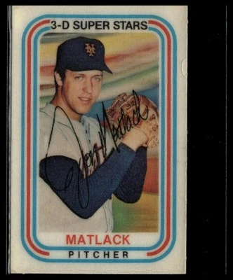 1976 Kellogg's 3-D Super Stars #49b Jon Matlack - Image 1 of 2