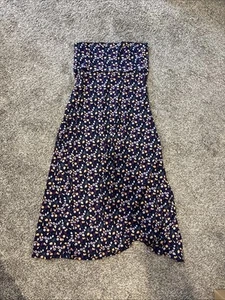 LuLaRoe Maxi Skirt Medium Long Purple Floral Pull On - Picture 1 of 5
