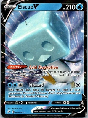 Eiscue V Ultra Rare SWSH02: Rebel Clash 055/192 NM - Image 1 of 2