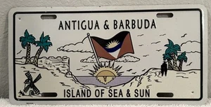Antigua & Barbuda Booster Nummernschild, Island of Sea & Sun, 12”x 6” - Bild 1 von 2