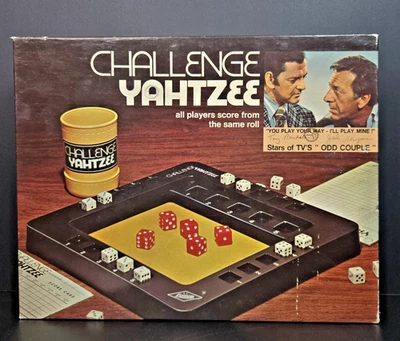 Challenge Yahtzee Milton Bradley Vintage From 1974 - COMPLETE - Image 1 of 3
