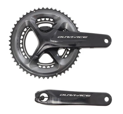 Shimano Dura-Ace R9100P 2 x 11s Power Meter Road Bike Crankset 175mm 52/36T Race - Image 1 of 4