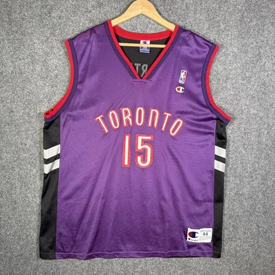 Camiseta Vintage Toronto Raptors #15 Talla 44 Vince Carter Campeón Años 90 Grande Foto 1 de 4