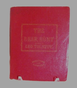 Vintage "The Bear Hunt and Other Stories" by L. Tolstoy - Little Leather Library - Picture 1 of 7