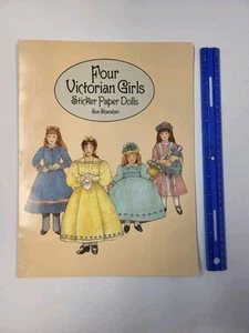 Four Victorian Girls Sticker Paper Dolls 1996 new - Picture 1 of 8