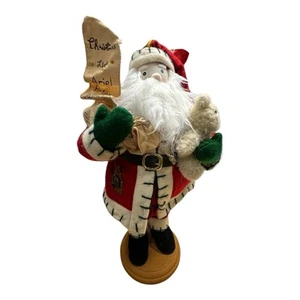 Collectible Felt Old World Santa Collection 18" Santa Claus Figure Holiday Decor - Picture 1 of 8