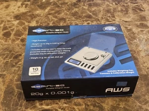 1x Scale AWS Gemini-20 Black Portable Miligram Scale | Auto Shutoff | 20G - Picture 1 of 7