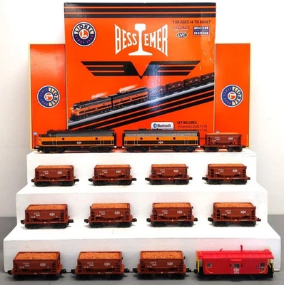Lionel 2222070 O Bessemer & Lake Erie Legacy Diesel Ore Train Set LN/Box - Image 1 of 4