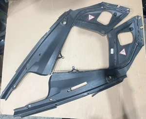 11-16 BMW F10 5 Series Left & Right Support Seal Trim Hood Cover Panel Set! OEM - Picture 1 of 15