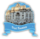 Trevi Fountain Rome Italy World Landmark Grunge Travel Car Bumper Sticker Decal