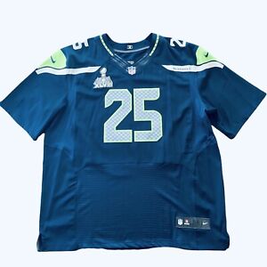 NEW Nike Seattle Seahawks Richard Sherman Super Bowl Jersey Size Mens XXL 🔥🔥