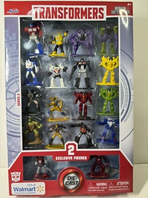 18 NANO METALFIGS - SERIE 2 - TRANSFORMERS Cliffjumper & Spin-Out Jada Toys NUEVO Foto 1 de 4