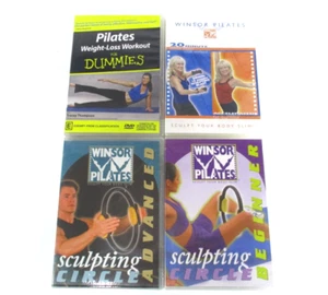 Pilates For Dummies + Winsor Pilates x3 DVDs Brand New Sealed E PAL ALL - Picture 1 of 8