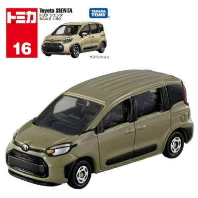 Takara Tomy Tomica Die-cast Car - Scale 1:63 NO.016 Toyota Sienta - Image 1 of 4