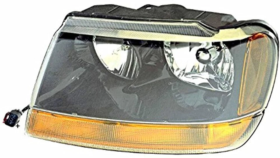 Se adapta a 99-02 JP GRAND CHEROKEE LAREDO/SPORT COMBINACIÓN HALÓGENO CONJUNTO DE FAROS LH Foto 1 de 1