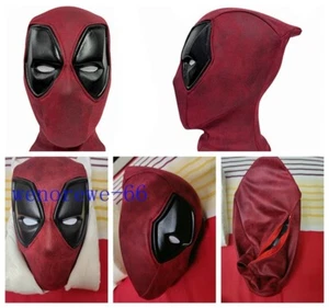 Deadpool 3 Wade Wilson Face Shell Mask New Ver. Cosplay Prop Mask Halloween Gift - Picture 1 of 20