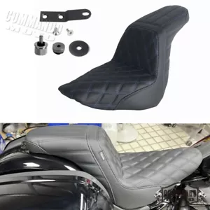 Comfortable Gel Pad LS 2-Up Seat For Harley Low Rider S FXLRS FXLRST 2018-2024 - Picture 1 of 6