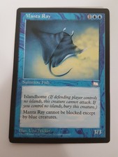 Manta Ray the Gathering MTG Weatherlight Blue Common