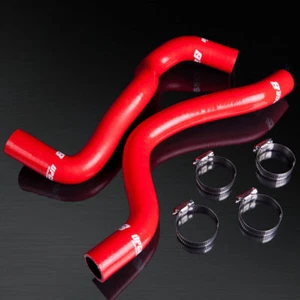 07-12 Mazda 2 Demio 1.5L MZR 4-PLY Red Radiator Silicone Hose Kit Racing 08 09 - Foto 1 di 1