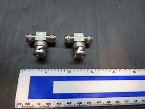 TEI (Trompeter Electronics) 14949 BN73 "T" Connector 1M & 2 F Used 1 Lot = 2 Ea.