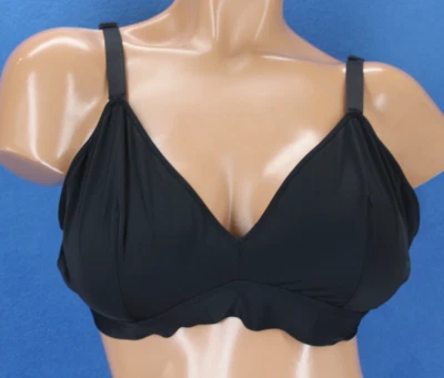 Parade 0114 Black Wireless Unlined T-shirt Bra Size XL #H7112 - Image 1 of 4