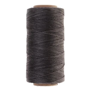 15 Metres Black Wax Cotton Cord 0.8 mm Macrame Cord, Jewellery Bracelet Necklace - Picture 1 of 1