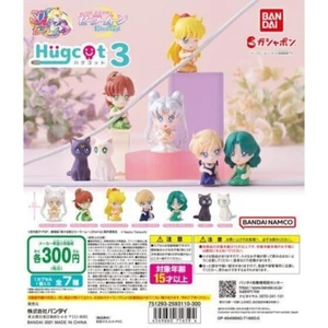 Sailor Moon Eternal Hugcot 3 Complete Set of 7 Types Bandai Gashapon New Japan - Picture 1 of 24