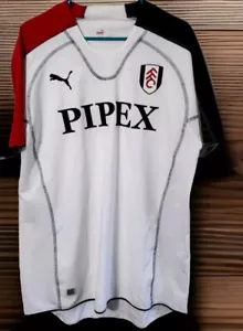 FULHAM 2005 2006 HOME FOOTBALL SHIRT FUSSBALLTRIKOT PUMA Gr. XL HERREN WEISS - Bild 1 von 8