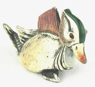 Ручная роспись мандарин утка фигурка - маленький, металл - Изображение 1 из 4