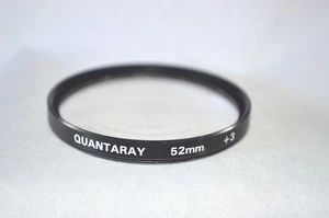 Quantaray 52 mm +3 Close-UP Screw-In Lens Made in Japan (S-31) - Picture 1 of 3