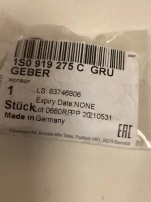 AUDI A7 PARKING SENSOR A6 A8 2015 2016 2017 2018 OEM 1S0919275C - Image 1 of 2