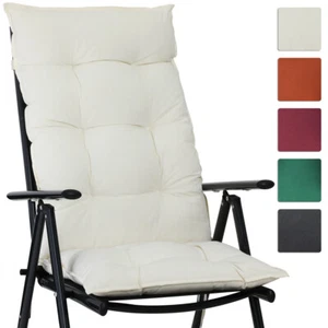 6er Set Auflage Cozy Hochlehner Stuhlauflage Sitzauflage Sitzkissen Gartenstuhl - Bild 1 von 15