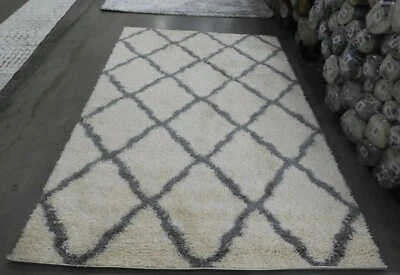 Alfombra Mancha Trasera Marfil/Gris 6' X 9', Precio Reducido 1172624806 SGD257F-6 Foto 1 de 4
