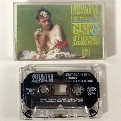 Soul Asylum Clam Dip & Other Delights Cassette Tape EP Vintage 1989 Restless — 第 1/3 张图片
