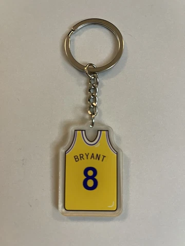 Kobe Bryant Los Angeles Lakers Jersey Acrylic Keychain NBA Basketball Cover