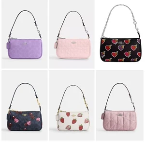 COACH Nolita 19 Shoulder Bag Purple/Pink/Heartbolt/Cherry/Strawberry NWT - Picture 1 of 28