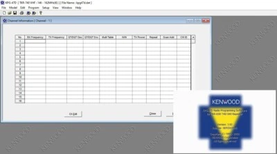 KENWOOD KPG-47D v3.02 TKR-830, TKR-840, TKR-740 PROGRAMMING SOFTWARE - Image 1 of 2
